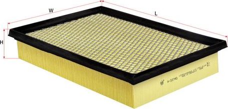 Воздушный фильтр Sakura. Артикул A-33740