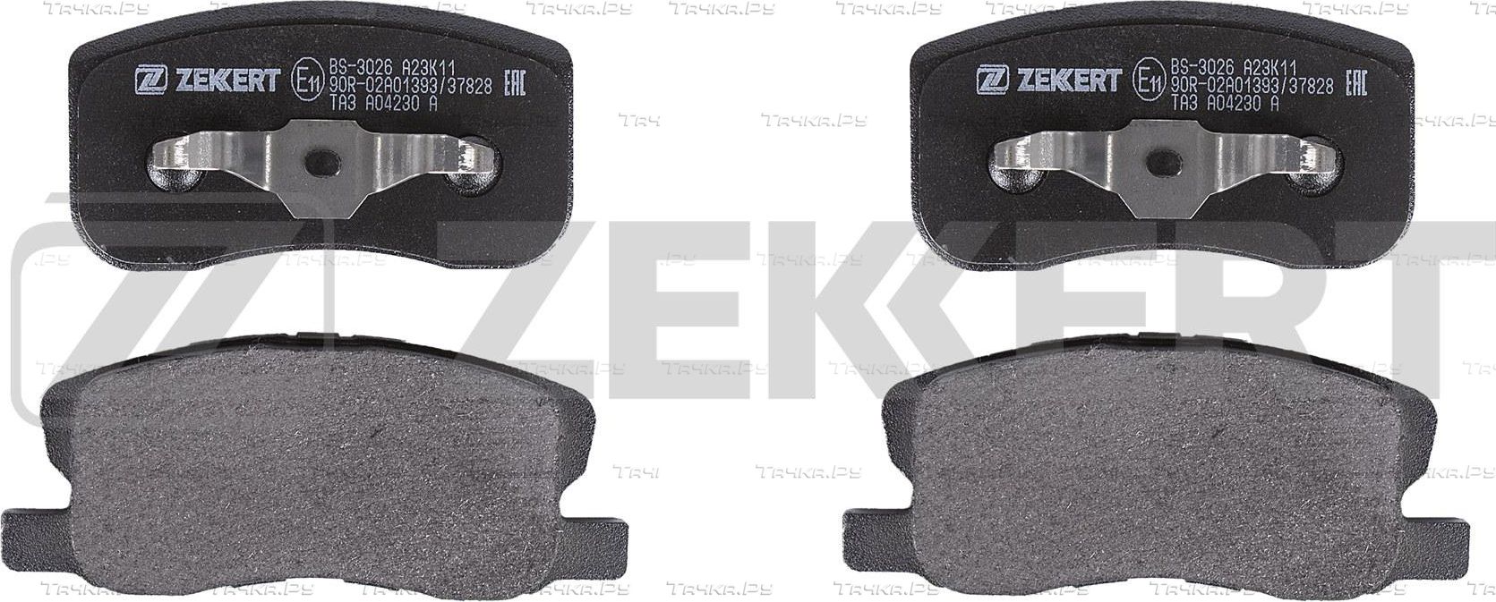 Тормозные колодки Zekkert. Артикул BS-3026