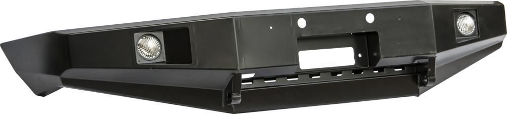 Бампер силовой РИФ передний с доп. фарами без защитной дуги для Nissan Pathfinder R51 2004-2009. Артикул RIFD40-10356