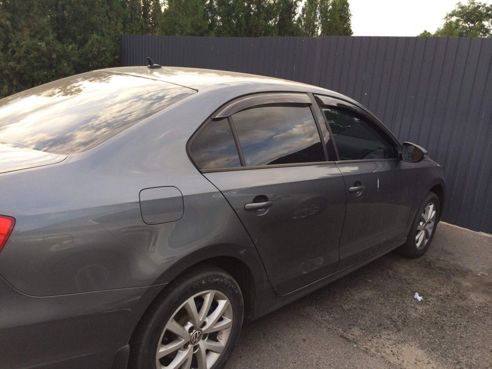 Дефлекторы Cobra Tuning для окон Volkswagen Jetta VI 2010-2018. Артикул V23410