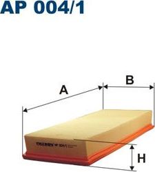 Воздушный фильтр Filtron для Audi V8 1988-1994. Артикул AP 004/1