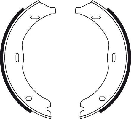 Тормозные колодки (стояночная тормозная система) TRW. Артикул GS8741