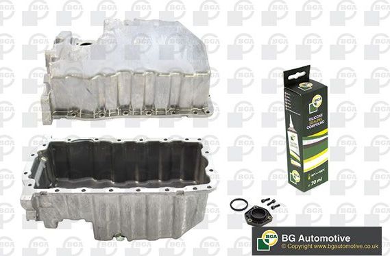 Масляный поддон картера двигателя BGA для Volkswagen Multivan T5 2003-2015. Артикул SP9620