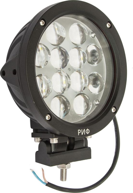 Фара дальнего света РИФ 180 мм 60W LED. Артикул SM-7600P