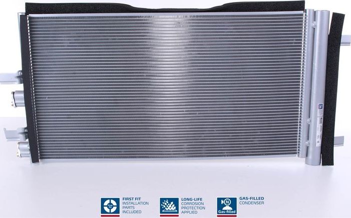 Радиатор кондиционера (конденсатор) Nissens (алюминий). Артикул 941049