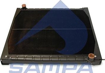 Радиатор охлаждения двигателя Sampa для Scania 4 1995-2008. Артикул 041.494