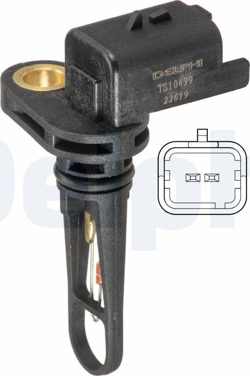 ДАТЧИК ТЕМРЕРАТУРЫ ВОЗДУХА CITROEN BERLINGO 1,6HDI 05- Delphi. Артикул TS10499