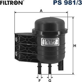 Топливный фильтр Filtron. Артикул PS 981/3