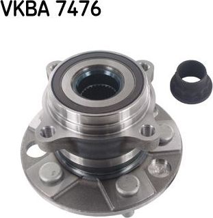 Ступица колеса с интегрированным подшипником SKF задняя для Lexus LS IV 2006-2017. Артикул VKBA 7476