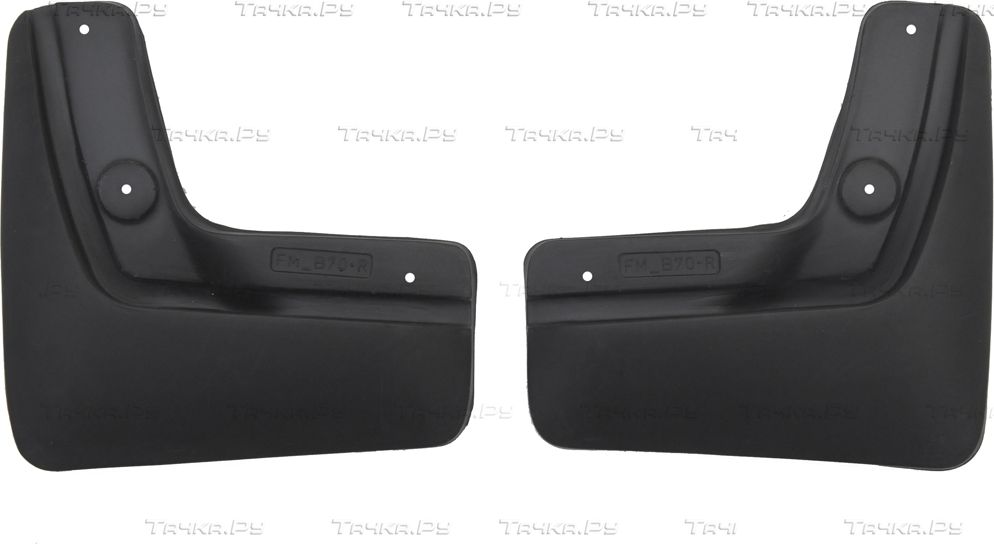Брызговики 3D Norplast задняя пара для FAW Bestune B70 2020-2026. Артикул NPL-Br-205-06B