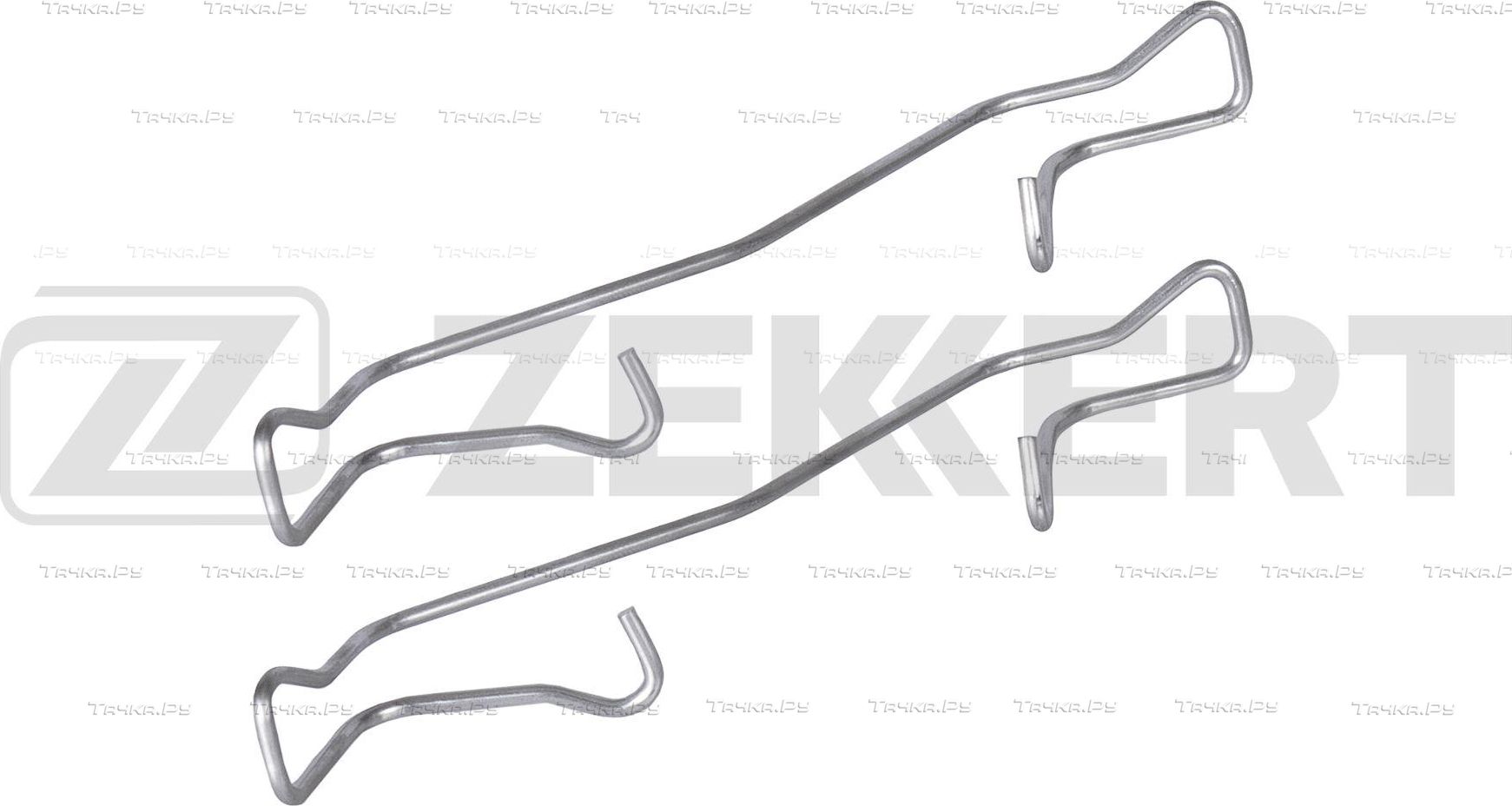 Комплект установочный перед. торм. колодок VW Polo V 09-  Passat VI-VII 05-  Skoda Octavia (1Z_) 04- Zekkert. Артикул BR-1478