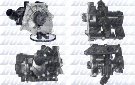 Помпа (водяной насос) Dolz для Volkswagen Scirocco III 2014-2017. Артикул A281