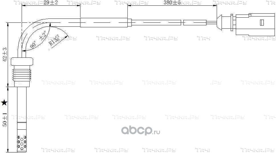 Датчик температуры выхлопных газов (Magtechnic). Артикул MAG0068OG