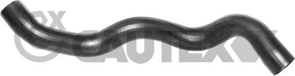 Патрубок радиатора (системы охлаждения) Cautex. Артикул 757825