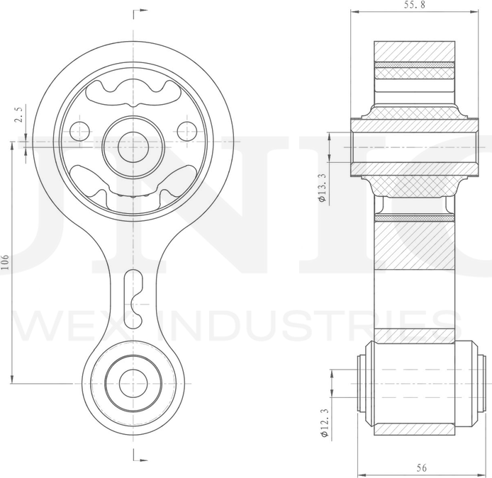 Опора двигателя (Unio). Артикул RMP-15144