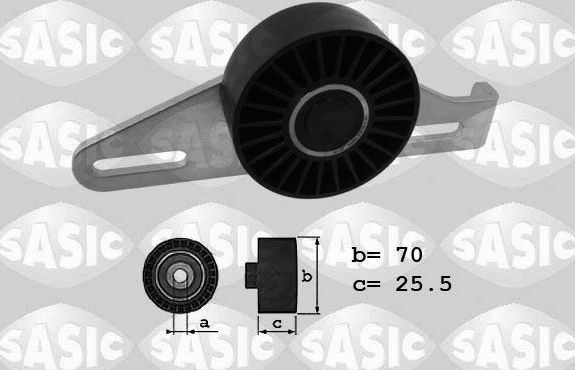 Натяжной ролик (натяжитель) приводного клинового зубчатого ремня Sasic. Артикул 1624015