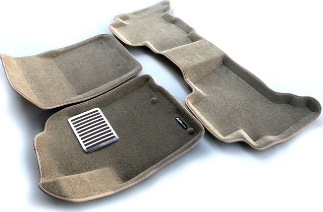 Коврики текстильные Euromat 3D Lux для салона Lexus GX 460 2010-2026 БЕЖЕВЫЕ. Артикул EM3D-005115T