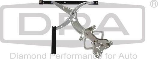 Стеклоподъемник DPA передний правый для Volkswagen Passat B3 1988-1997. Артикул 88370407402
