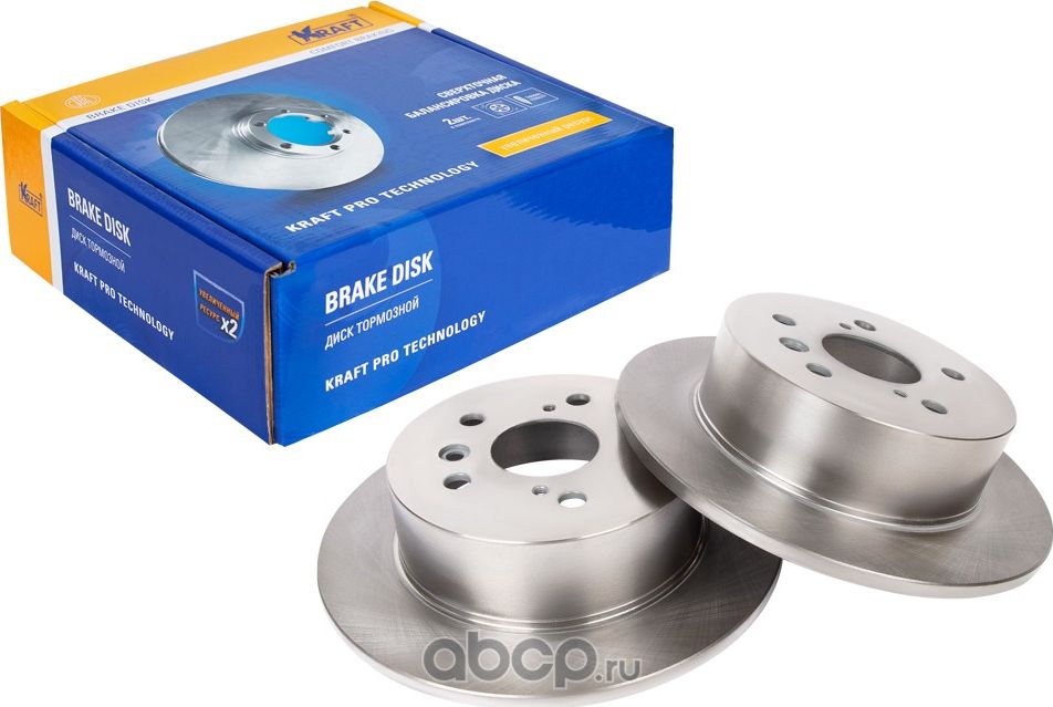 Диск тормозной задний (Kraft). Артикул KT016095