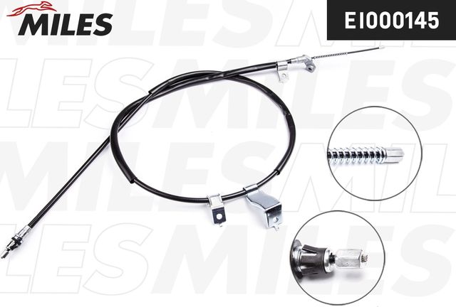 Трос ручника (тросик ручного тормоза) Miles. Артикул EI000145
