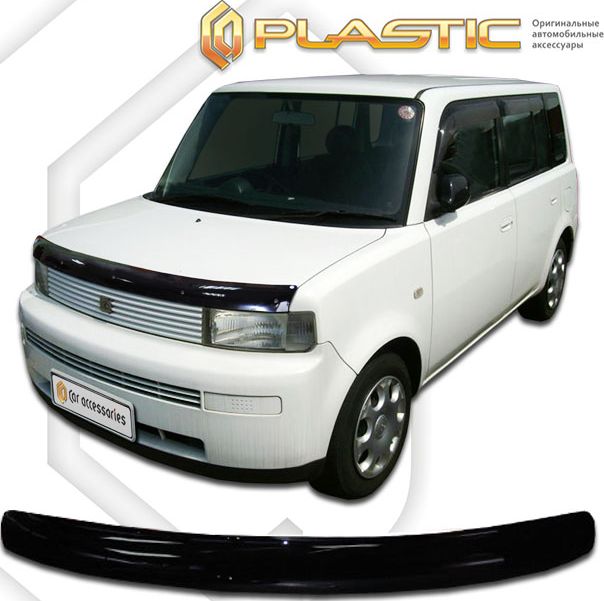 Дефлектор СА Пластик для капота (Classic черный) Toyota bB 2000-2005. Артикул 2010010102357