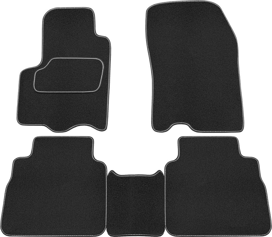 Коврики Rezkon ворсовые на резиновой основе для салона Suzuki SX4 II 2013-2026. Артикул 2533015200