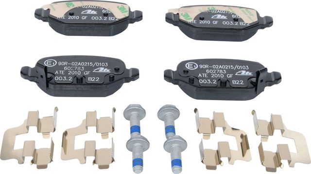 Тормозные колодки ATE задние для Fiat Panda III 2012-2026. Артикул 13.0460-2783.2