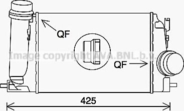 Интеркулер AVA для Nissan X-Trail T32 2015-2026. Артикул DN4442
