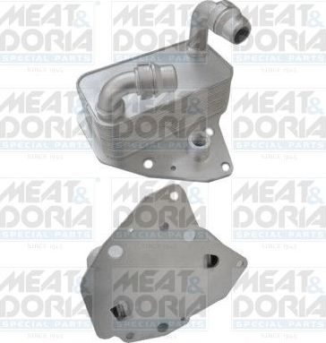 Радиатор масляный (маслоохладитель) для двигателя Meat & Doria. Артикул 95149