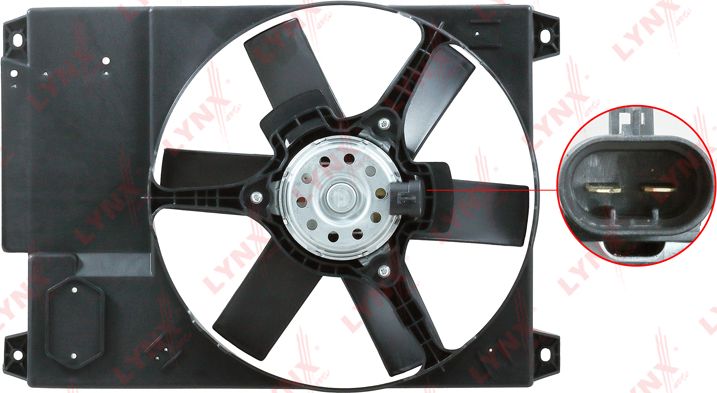 Вентилятор радиатора двигателя LYNXauto. Артикул RF-1534