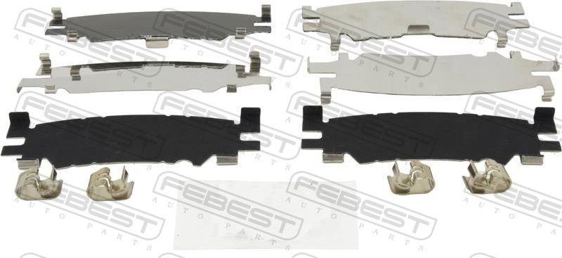 МОНТАЖНЫЙ КОМПЛЕКТ ДЛЯ ДИСКОВЫХ КОЛОДОК (НА ОБЕ СТОРОНЫ) Febest. Артикул 0103-AXVA70R
