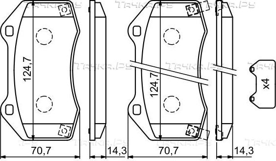 Тормозные колодки Bosch (Low-Metallic) передние для Opel Corsa D 2006-2014. Артикул 0 986 494 718