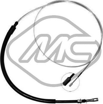 Трос ручника (тросик ручного тормоза) Metalcaucho. Артикул 80206