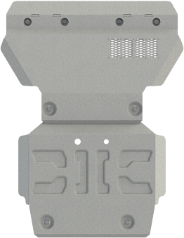 Защита алюминиевая Шериф (5 мм) для картера и радиатора Toyota Land Cruiser Prado 250 2023-2026. Артикул 6337