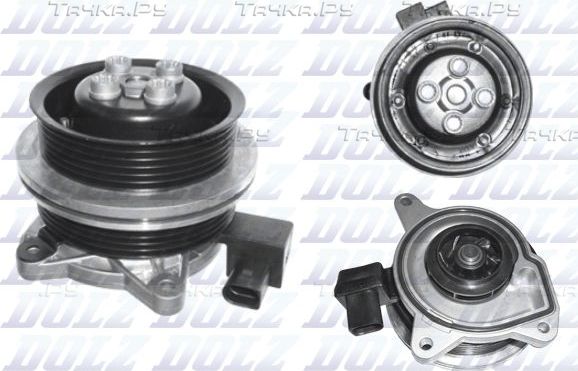 Помпа (водяной насос) Dolz для Volkswagen Passat B6 2009-2010. Артикул A228V