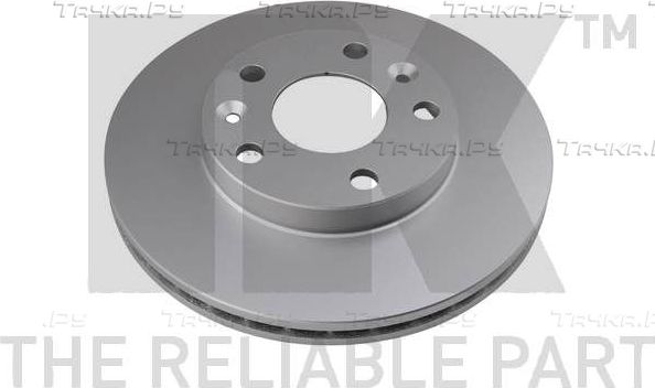 Тормозной диск NK передний для Renault Megane IV 2015-2026. Артикул 3139102