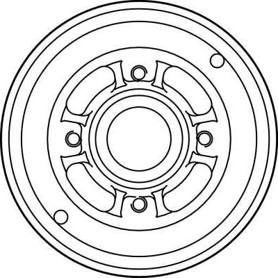 Тормозной барабан TRW. Артикул DB4245