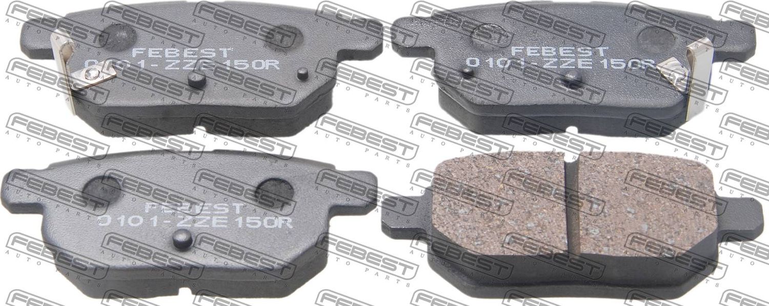 Тормозные колодки Febest. Артикул 0101-ZZE150R