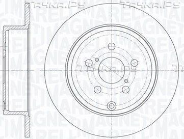 Тормозной диск Magneti Marelli. Артикул 361302040661