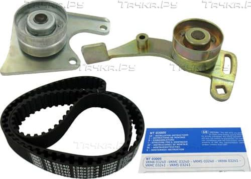 Ремень ГРМ с роликами (комплект) SKF для Peugeot 306 1994-2002. Артикул VKMA 03241