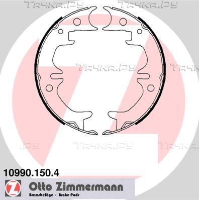 Тормозные колодки (стояночная тормозная система) Zimmermann задние для Lexus RX I 2000-2003. Артикул 10990.150.4