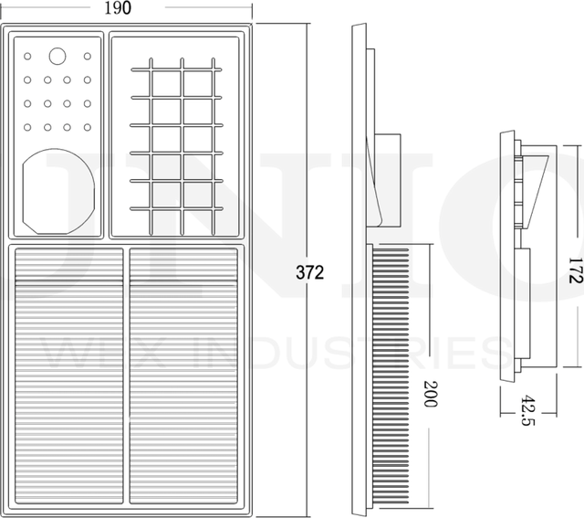 Фильтр воздушный (Unio). Артикул FLT-10151