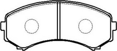 Тормозные колодки HSB. Артикул HP8264