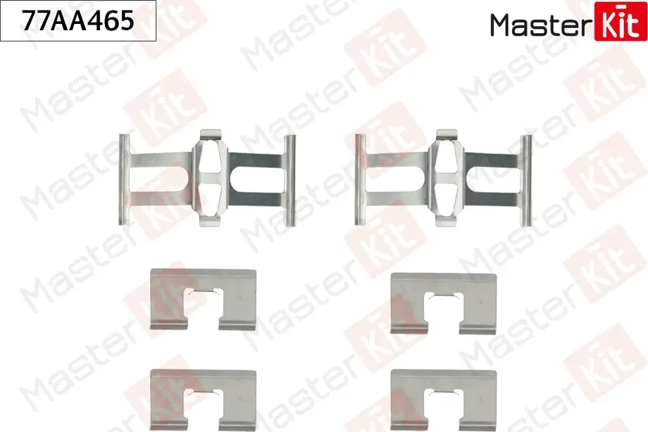 Комплект установочный колодок HONDA CR-V II (RD_) 2001 - 2007 (Master KIT). Артикул 77AA465