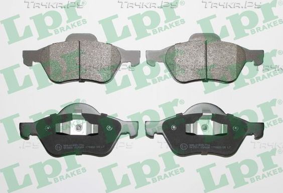 Тормозные колодки LPR. Артикул 05P898