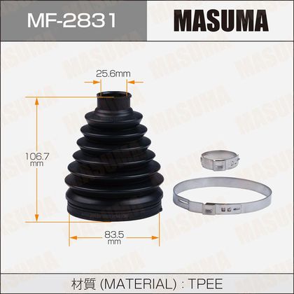Пыльник ШРУСа наружный Masuma передний для Nissan Teana J32 2008-2013. Артикул MF-2831