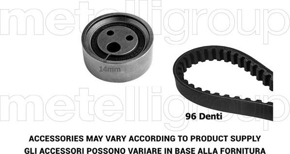 Ремень ГРМ с роликами (комплект) Metelli для Dacia SuperNova I 2000-2003. Артикул 29-0086