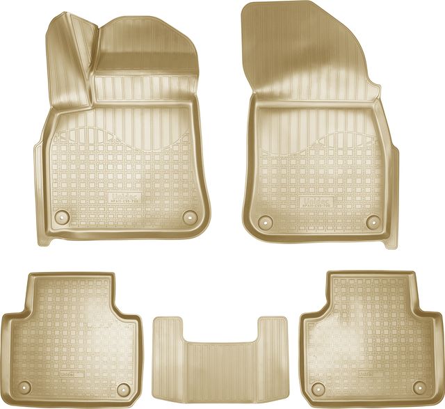Коврики Норпласт для салона Volkswagen Touareg III 2018-2026 Бежевые. Артикул NPA11-C95-700-B