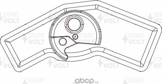 Сетка-фильтр грубой очистки бензонасоса StartVOLT для Chevrolet Spark III 2010-2016. Артикул SFF 0514