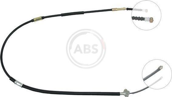 Трос ручника (тросик ручного тормоза) ABS. Артикул K16357